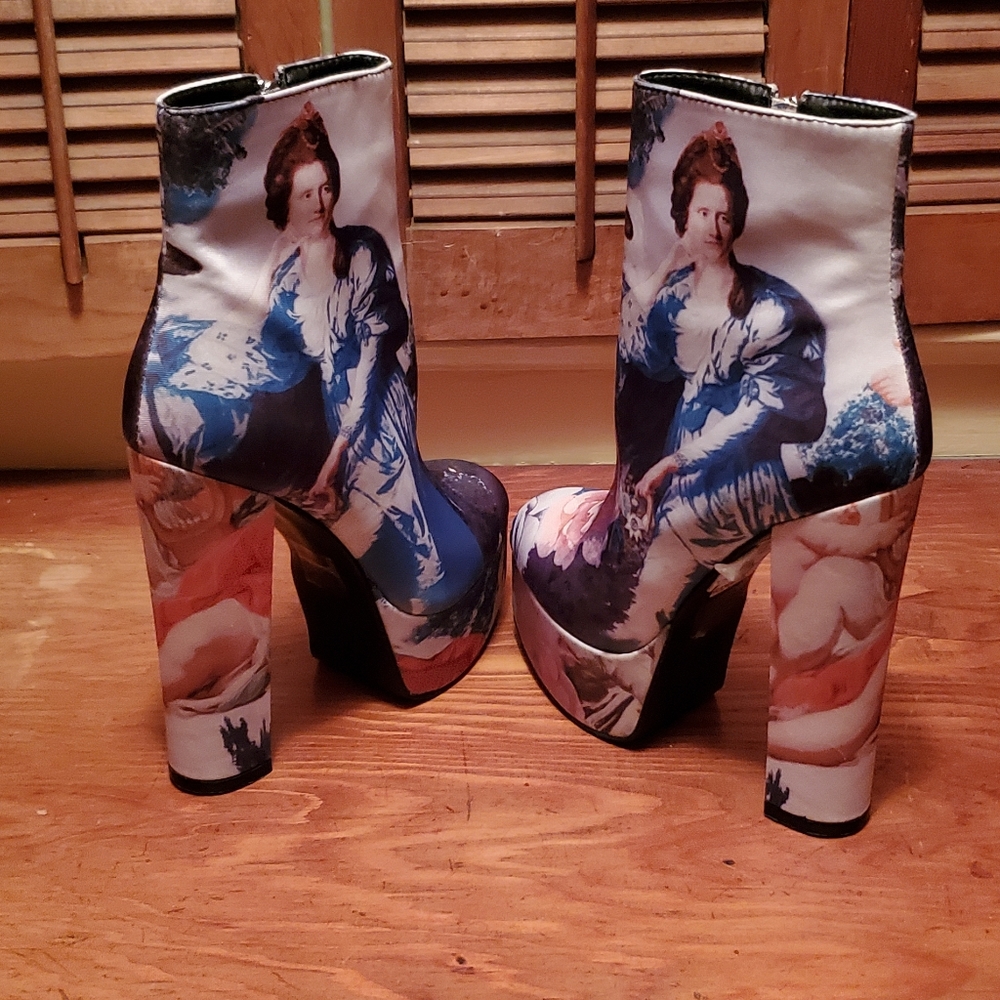Platform boots- Wearable Art Sz. 7.5 - Picture 12 of 15